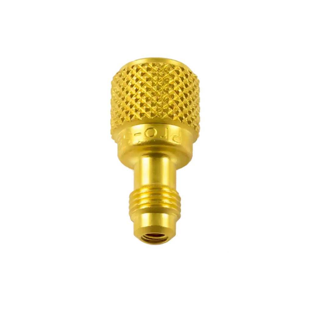 AD84 1/4" SAE to 1/2" ACME adapter 3 pack. Brass fittings for vacuum pumps, manifolds and recovery tanks. Durable, secure HVAC/R connections.