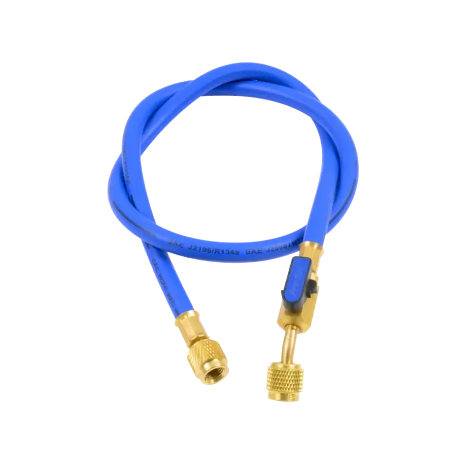 HP3BE Ball Valve Hose - CPS 3' 1/4" Blue Hose with Ball Valve