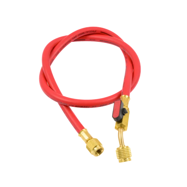 HP3E CPS 3' 1/4" Ball Valve Hose Red