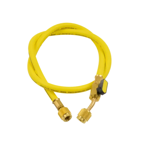 HP3E CPS 3' 1/4" Ball Valve Hose Yellow